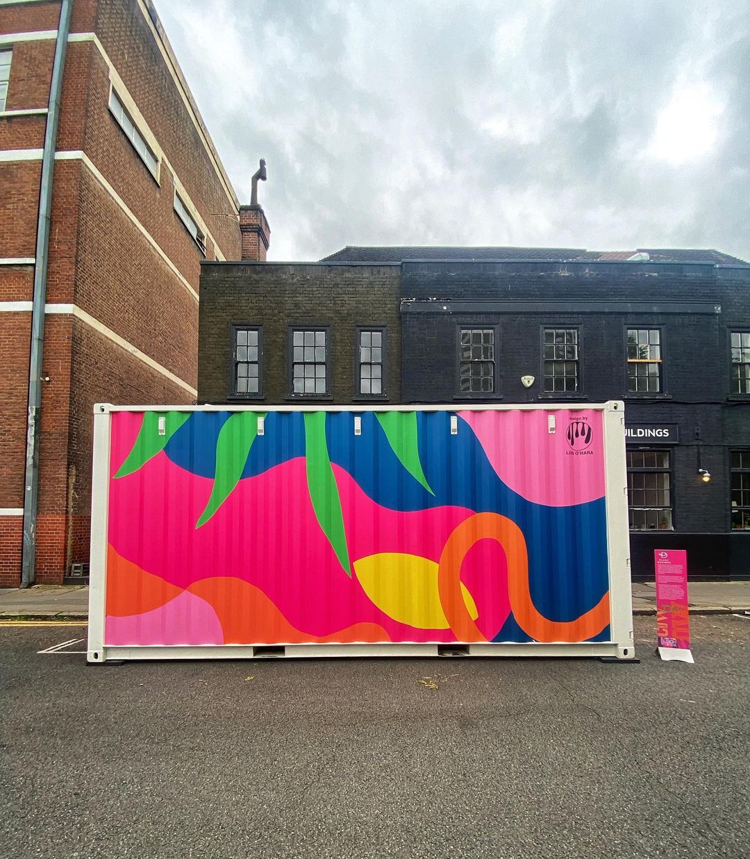 Plant Designs shipping container conversion urban oasis at Clerkenwell Design Week London 