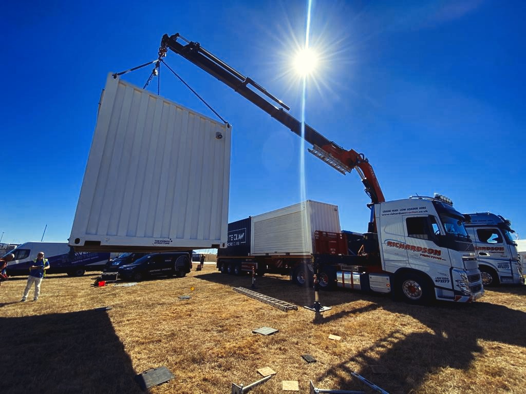boardmasters 2022 festival shipping container conversion festival activation sperry