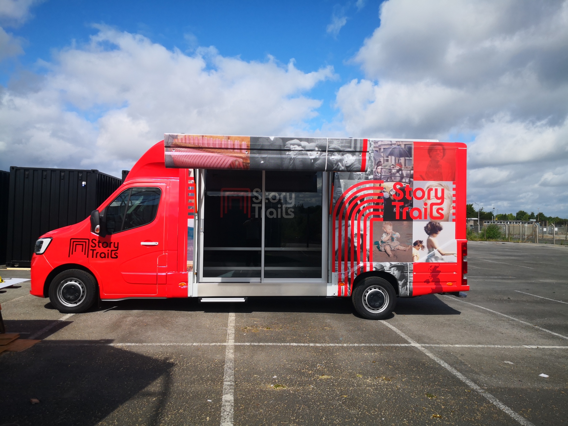 storytrails self-drive promotional vehicle promo exhibition unit roadshow truck