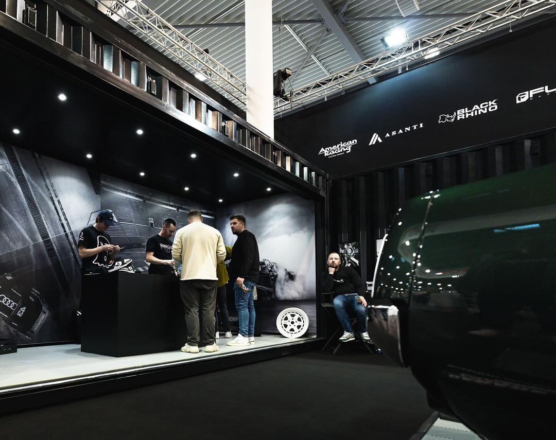 WheelPros heads to Germany for exhibition show with The Event Structure Gallery Plus shipping container conversion and storage container unit as branded activation