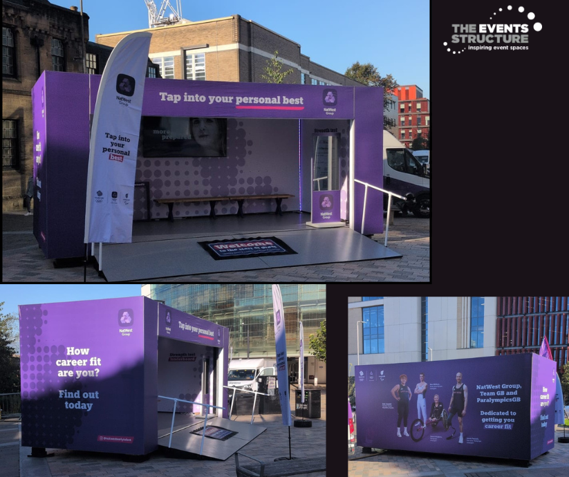 NatWest mobile showroom for their graduate recruitment tour