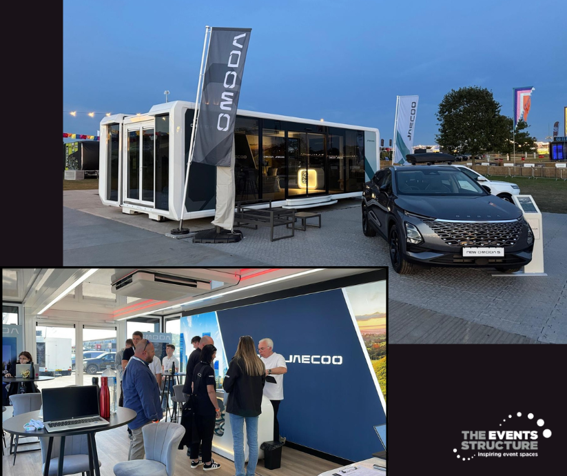 Omoda and Jaecoo mobile automotive showroom activation.