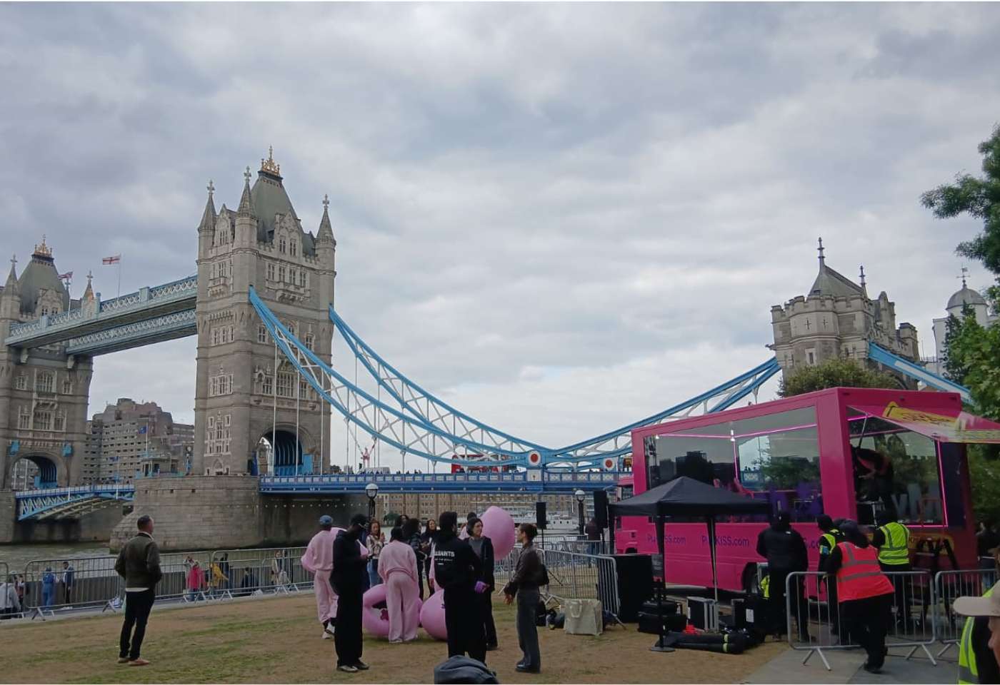 Public audience engagement during the Kiss Radio experiential marketing activation in London