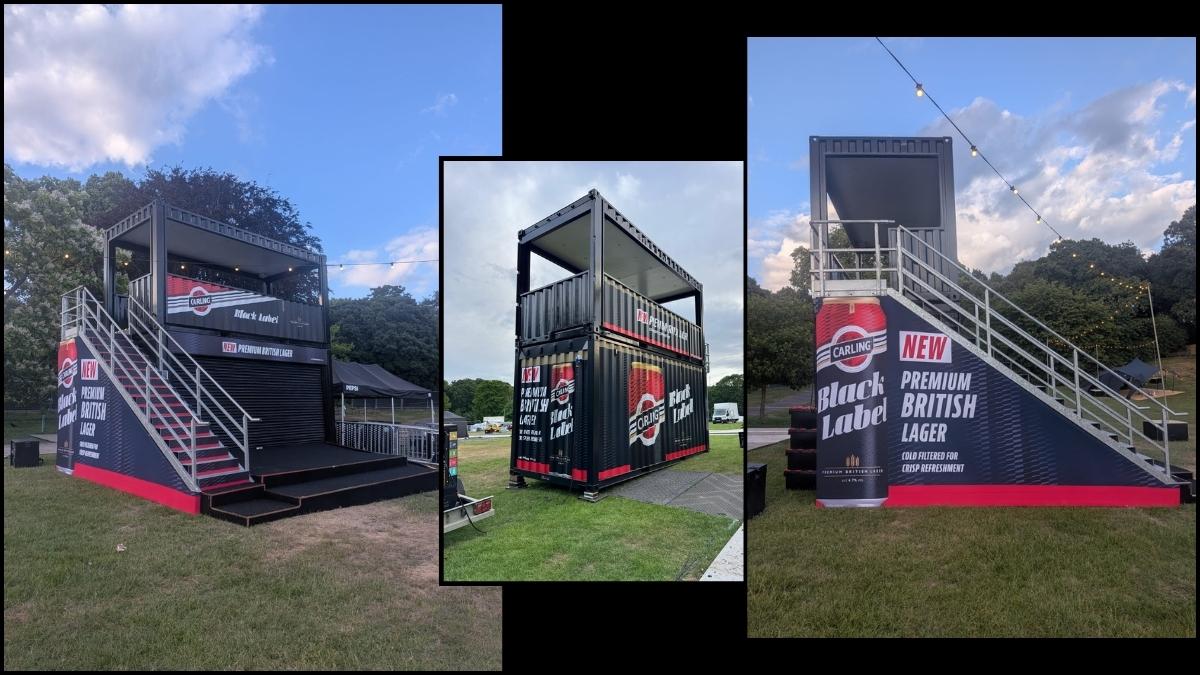 Impact Premium festival bar for Carling Black Label at Barcode Festival