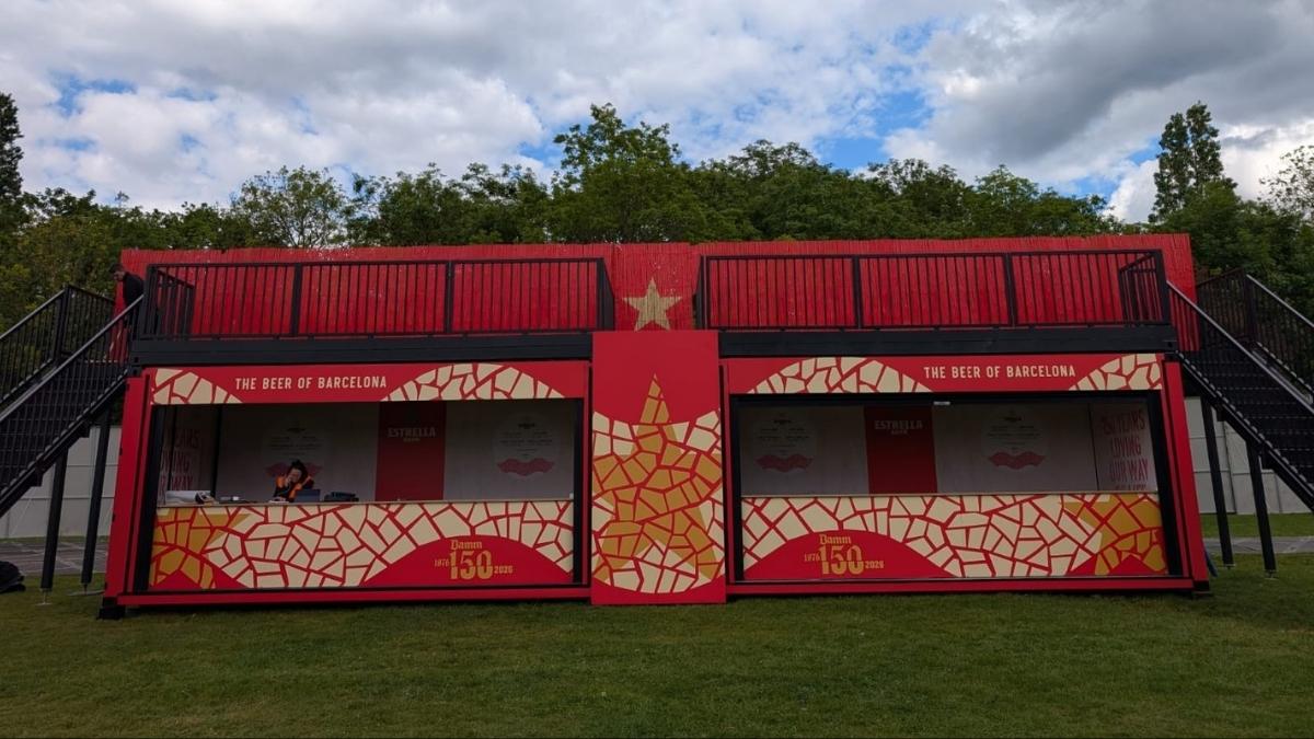 Double Impact Plus festival bar for Estrella at Gala Festival