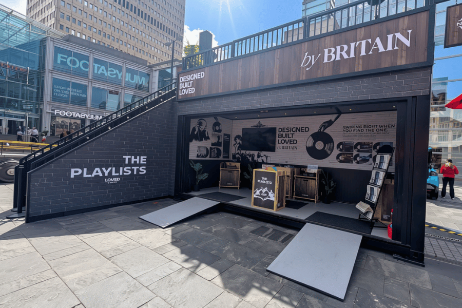 NissanByBritain roadshow event using an Impact Plus customised container