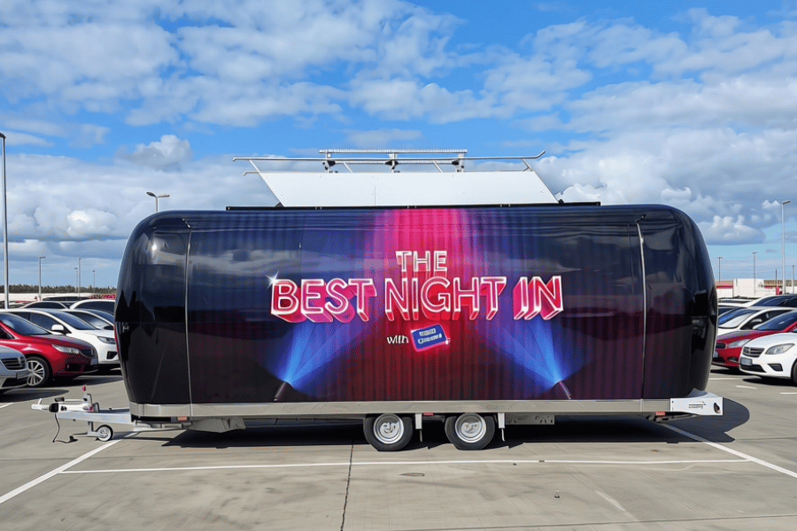 Tesco roadshow event using The Events Structure Explorer exhibition trailer