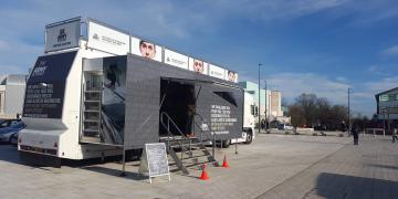 Momentum roadshow truck for the British Army recruitment activation
