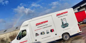 Ranger promotional vehicle touring with Garden Denver Champion AirTech