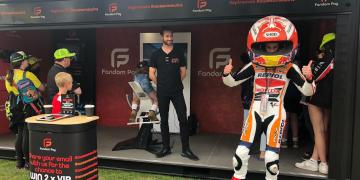 Gallery event shipping container at GoPro British Grand Prix