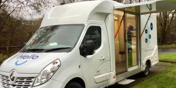 Ranger self-drive exhibition unit for Onwards promotional vehicle tour