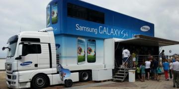 Event Trailer for Samsung experiential marketing roadshow tour