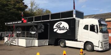 Vanquish exhibition trailer is Covid secure roadshow truck for hire