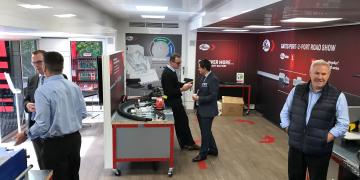 Covid-secure Vanquish roadshow truck and exhibition trailer