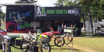 Arena Sport Gallery shipping container conversion at Car Fest
