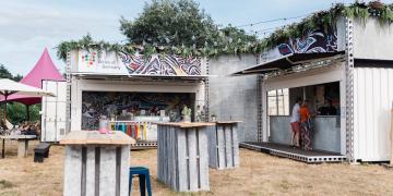 Wines of Germany Gallery Plus pop-up shipping container bars at Latitude Festival 