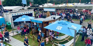 Co-Op Festival of Farming featuring Gallery Plus customised shipping container conversion