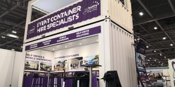 Impact Premium shipping container conversion at the Event Production Show
