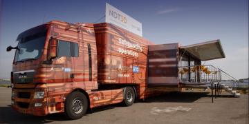Applus roadshow trailer graphic wrapped and on location 