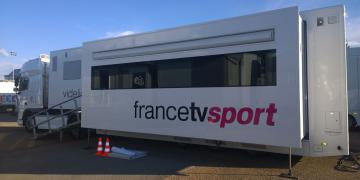 France TV Sport shipping container conversion for Le Tour de France
