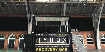 impact premium shipping container bar hyrox world championships recovery bar upper deck terrace 
