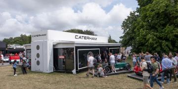 caterham goodwood festival of speed pursuit plus mobile showroom pop-up brand activation event marketing