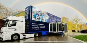 Medtronic transforms exhibition unit to mobile medical unit for European healthcare roadshow tour