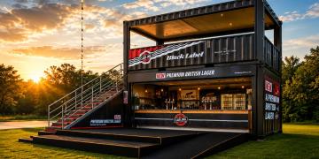 Impact Premium festival bar for Carling Black Label at Barcode Festival 